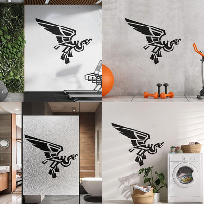 Fine Carving Stickers Abstract Kvezal Sacred Aztec Bird Self Adhesive