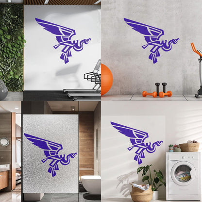 Fine Carving Stickers Abstract Kvezal Sacred Aztec Bird Self Adhesive