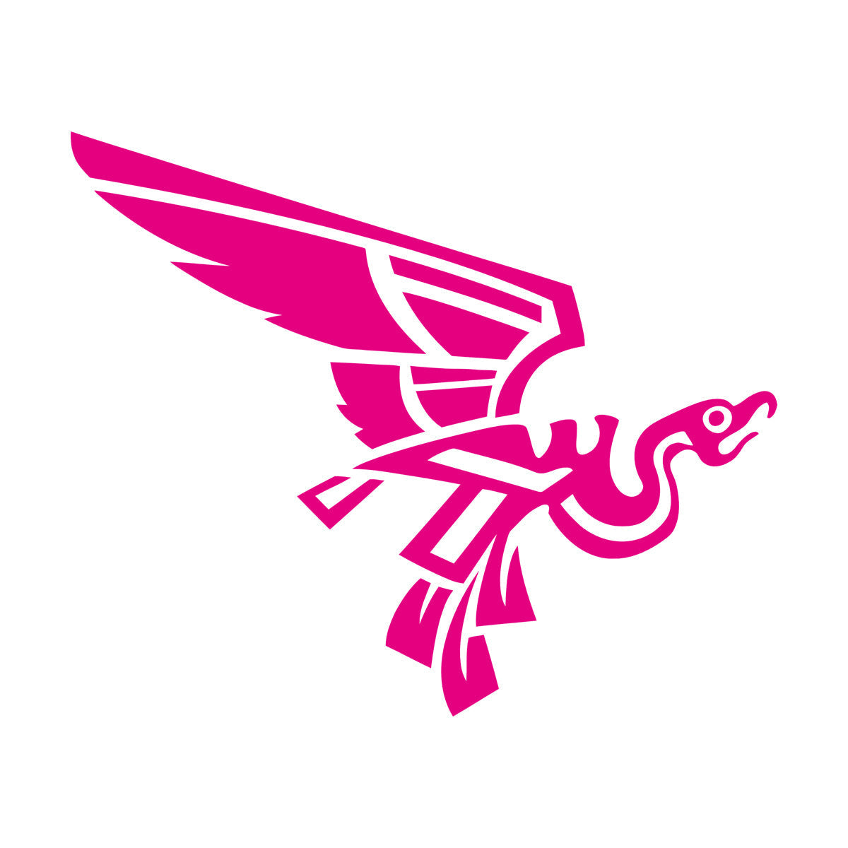 Fine Carving Stickers Abstract Kvezal Sacred Aztec Bird Self Adhesive