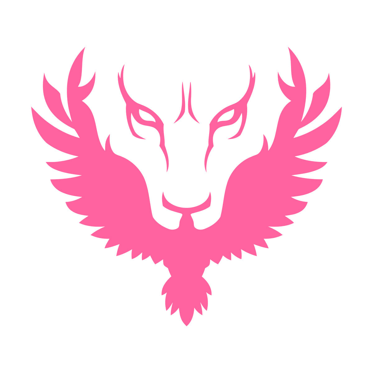 Abstract Lion Head Phoenix Bird Vinyl Art Sticker Self Adhesive