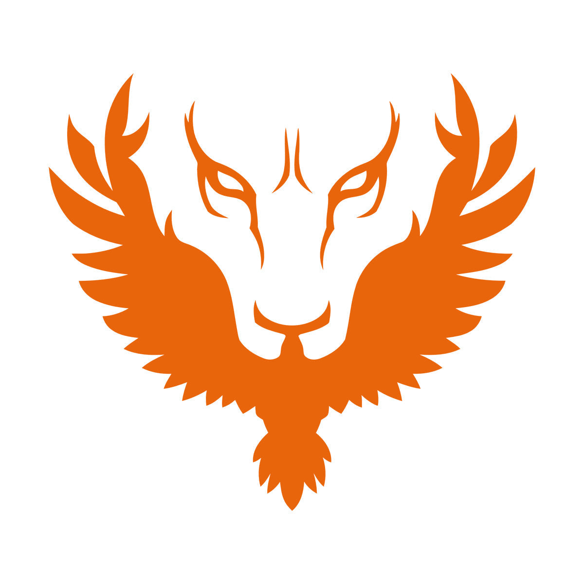 Abstract Lion Head Phoenix Bird Vinyl Art Sticker Self Adhesive