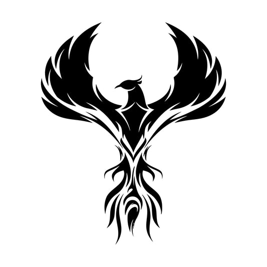 Wall Decals Paster Paper Amazing Phoenix Icon Wings Firebird Art Mural Painting