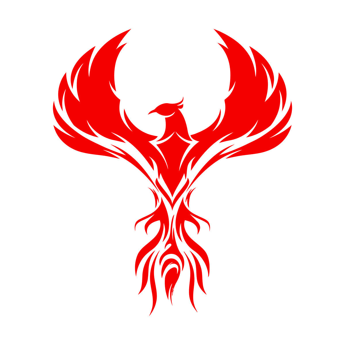 Wall Decals Paster Paper Amazing Phoenix Icon Wings Firebird Art Mural Painting