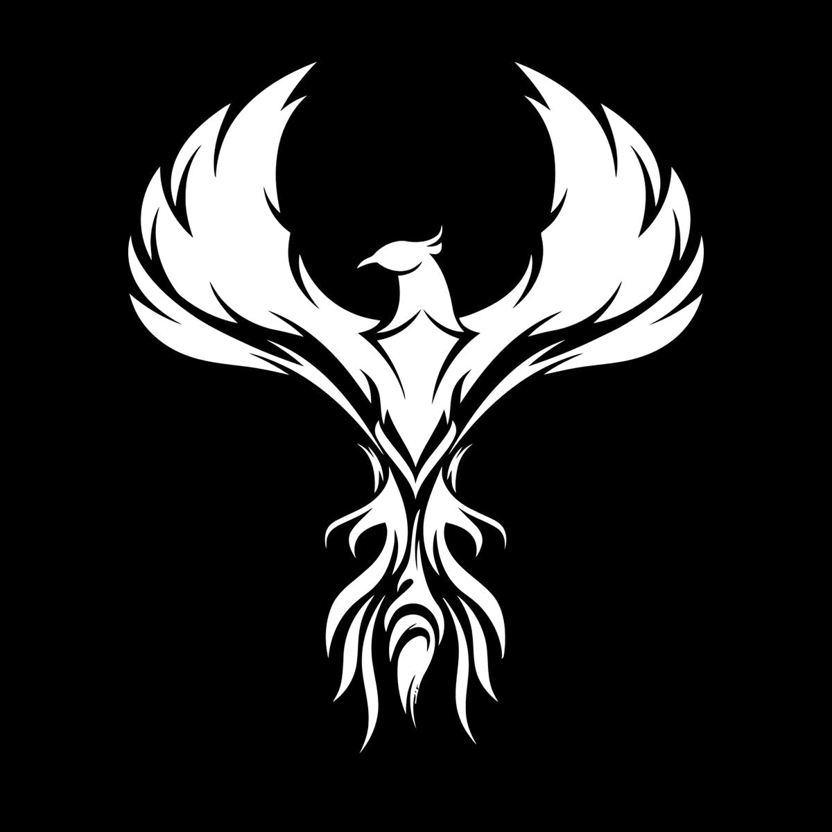 Wall Decals Paster Paper Amazing Phoenix Icon Wings Firebird Art Mural Painting