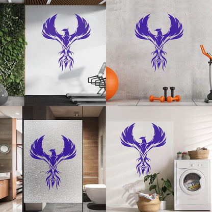 Wall Decals Paster Paper Amazing Phoenix Icon Wings Firebird Art Mural Painting