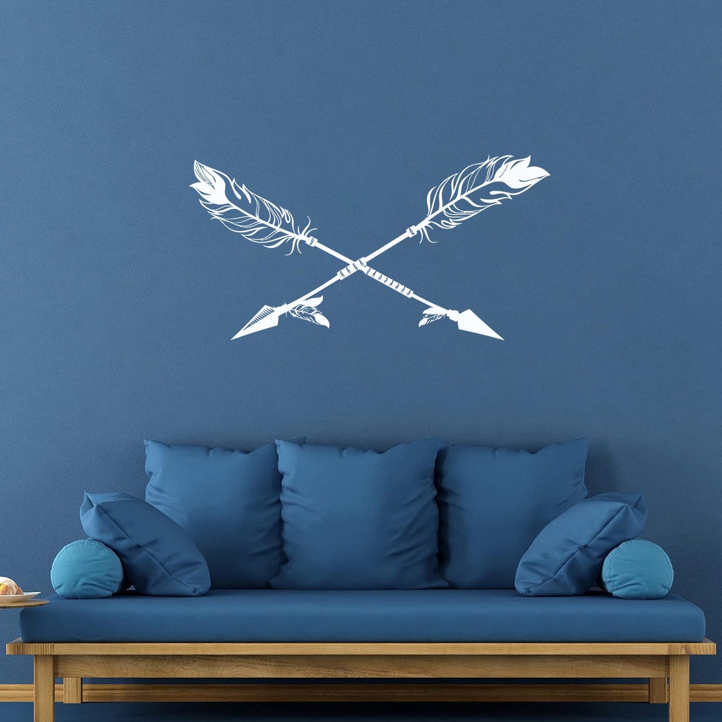 Arrows Ethnic Style Bird'S Feathers Hunter Engraving Stickers Tattoo Culture