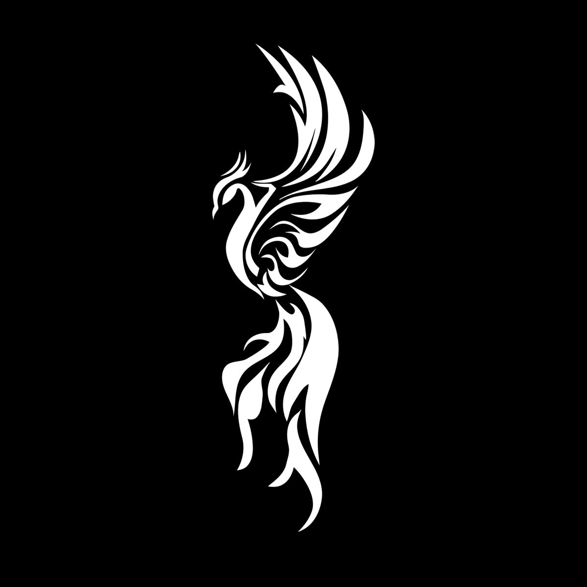 Vinyl Wall Decals Beautiful Flying Bird Wing Feathers Fairytale Multi Color Selection