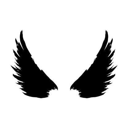 Vinyl Wall Decals Bird Feathers Wings Flight Wingspan Removable Without Leaving Glue