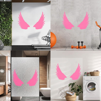 Vinyl Wall Decals Bird Feathers Wings Flight Wingspan Removable Without Leaving Glue