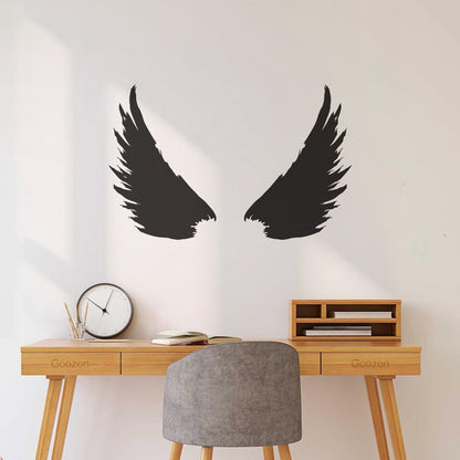 Vinyl Wall Decals Bird Feathers Wings Flight Wingspan Removable Without Leaving Glue