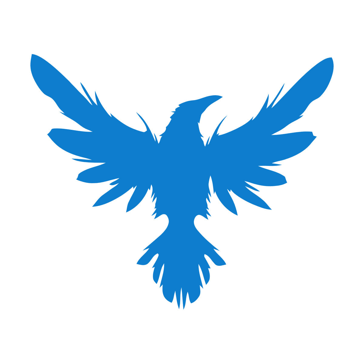 Mural And Wall Vinyl Decal Black Raven Bird Flying Wings Feathers Tattoo Culture