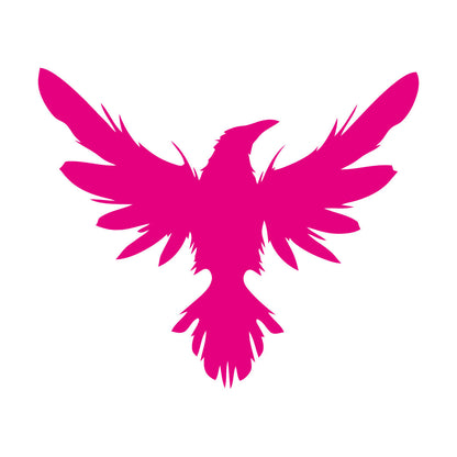 Mural And Wall Vinyl Decal Black Raven Bird Flying Wings Feathers Tattoo Culture