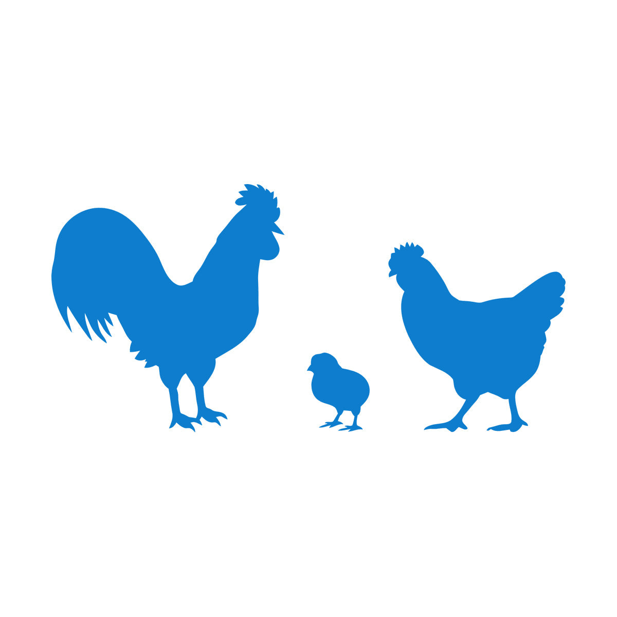 Vinyl Wall Stickers Chicken Rooster Chick Bird Farm Village House Pets Can Modify And Add Information