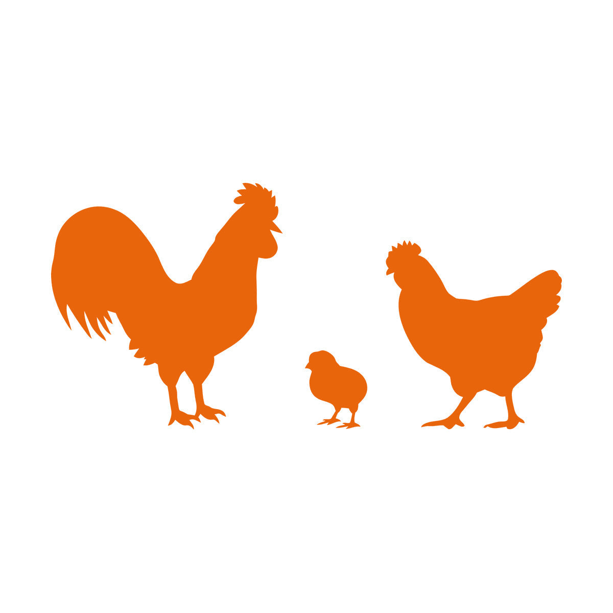 Vinyl Wall Stickers Chicken Rooster Chick Bird Farm Village House Pets Can Modify And Add Information