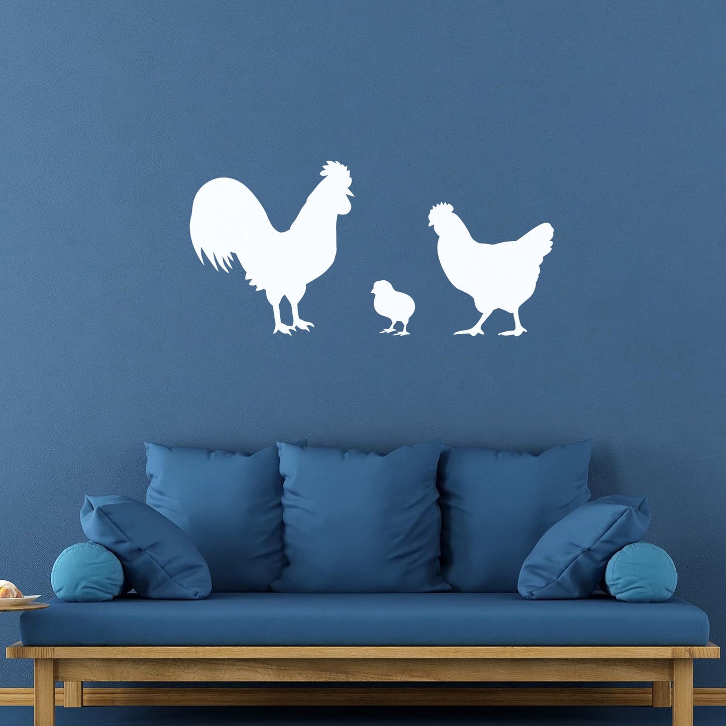 Vinyl Wall Stickers Chicken Rooster Chick Bird Farm Village House Pets Can Modify And Add Information