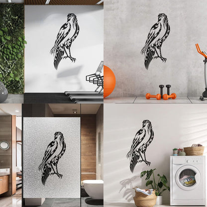 Lettering Decals Falcon Hawk Feathers Wild Freedom Bird Store Decoration