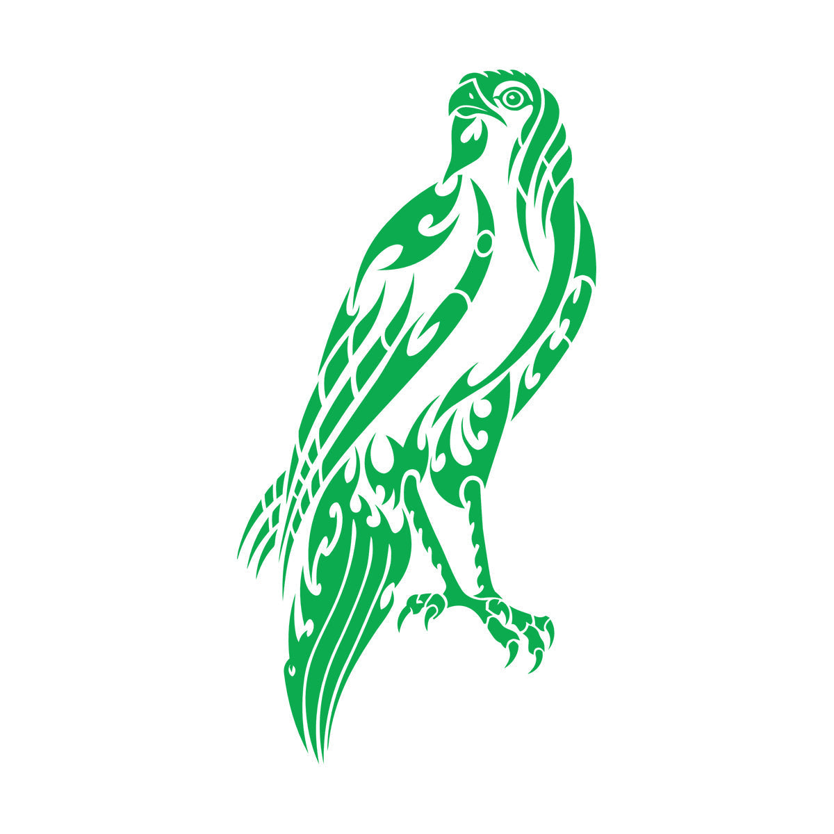 Lettering Decals Falcon Hawk Feathers Wild Freedom Bird Store Decoration