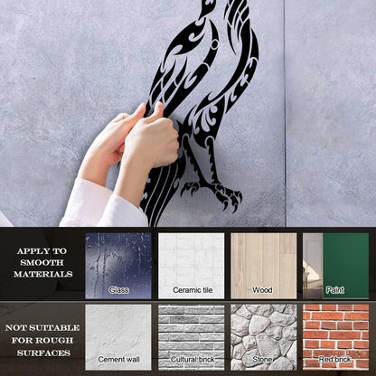 Lettering Decals Falcon Hawk Feathers Wild Freedom Bird Store Decoration