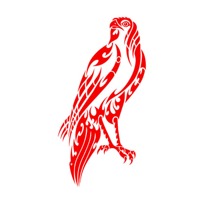 Lettering Decals Falcon Hawk Feathers Wild Freedom Bird Store Decoration