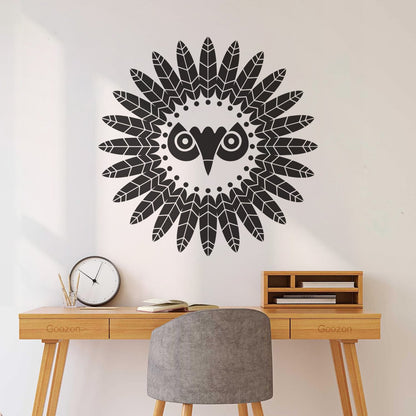 Wall Stickers Paster Paper Feathers Bird Ethnic Style Ation Multiple Size Options