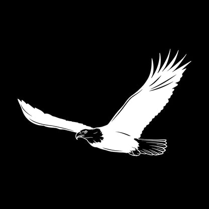 Lettering Decals Flying Big Bald Bird Tribal Feathers Predator Car Body Decoration