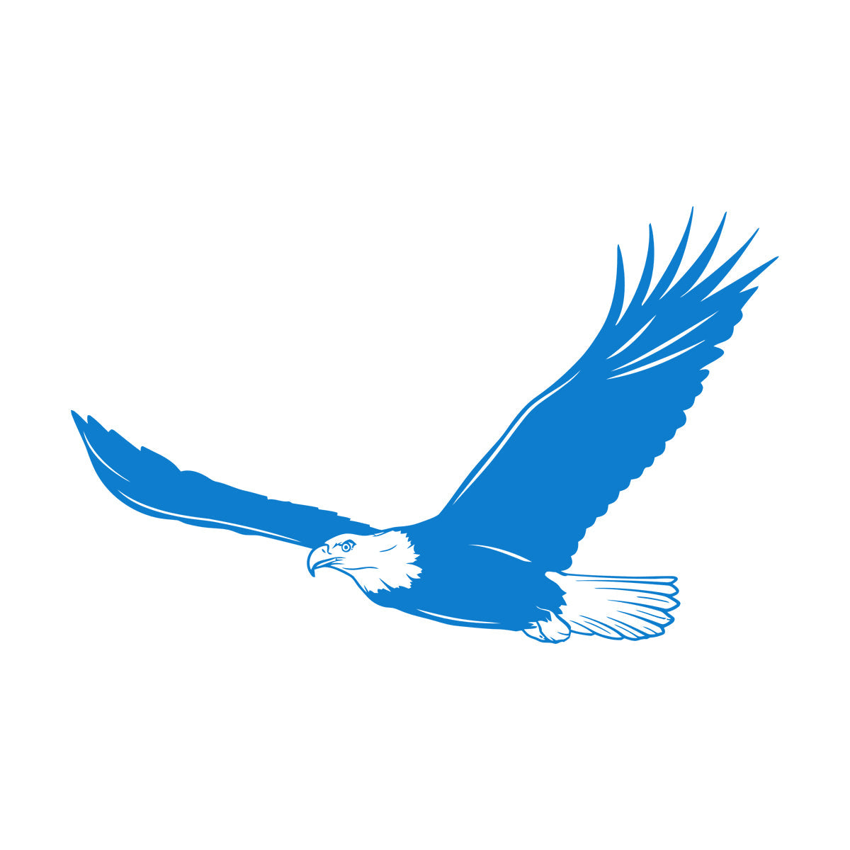 Lettering Decals Flying Big Bald Bird Tribal Feathers Predator Car Body Decoration