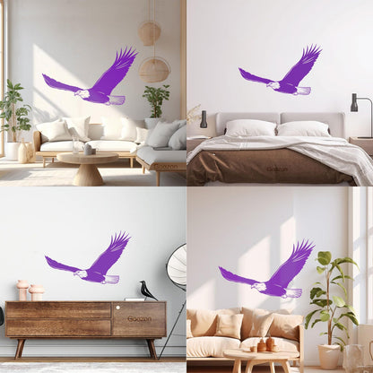 Lettering Decals Flying Big Bald Bird Tribal Feathers Predator Car Body Decoration