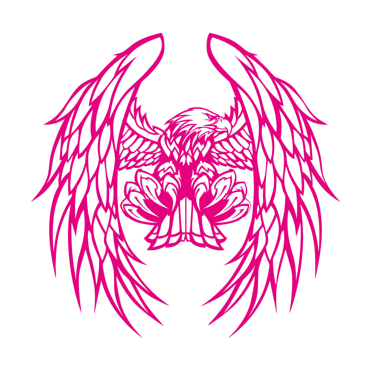 Flying Bird Eagle Bald Feather Wings Wall Decals Paster Paper Store Decoration