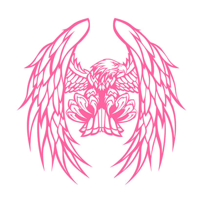 Flying Bird Eagle Bald Feather Wings Wall Decals Paster Paper Store Decoration