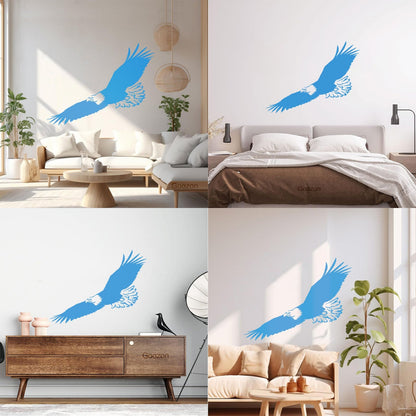 Lettering Decals Flying Eagle Bird Tribal American Symbol Feathers Can Modify And Add Information