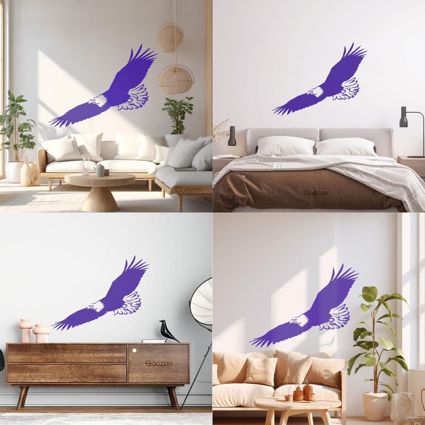 Lettering Decals Flying Eagle Bird Tribal American Symbol Feathers Can Modify And Add Information