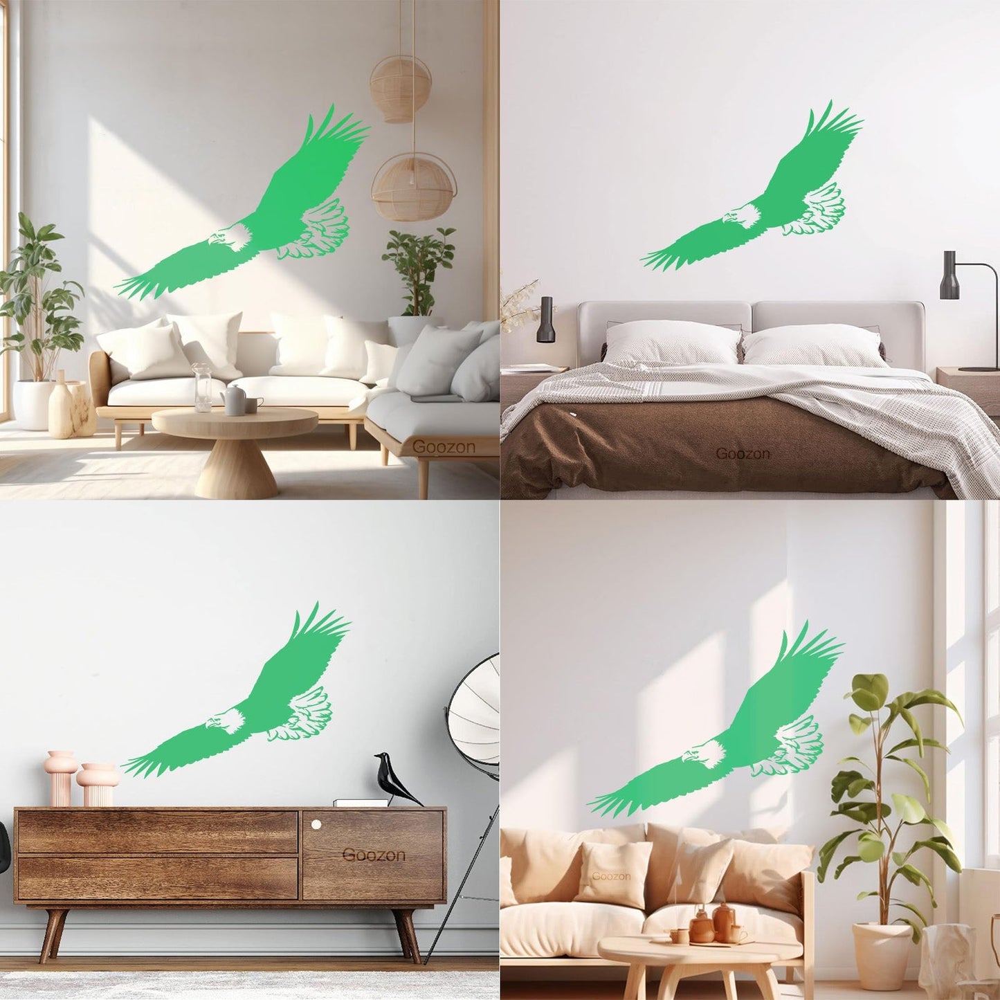 Lettering Decals Flying Eagle Bird Tribal American Symbol Feathers Can Modify And Add Information