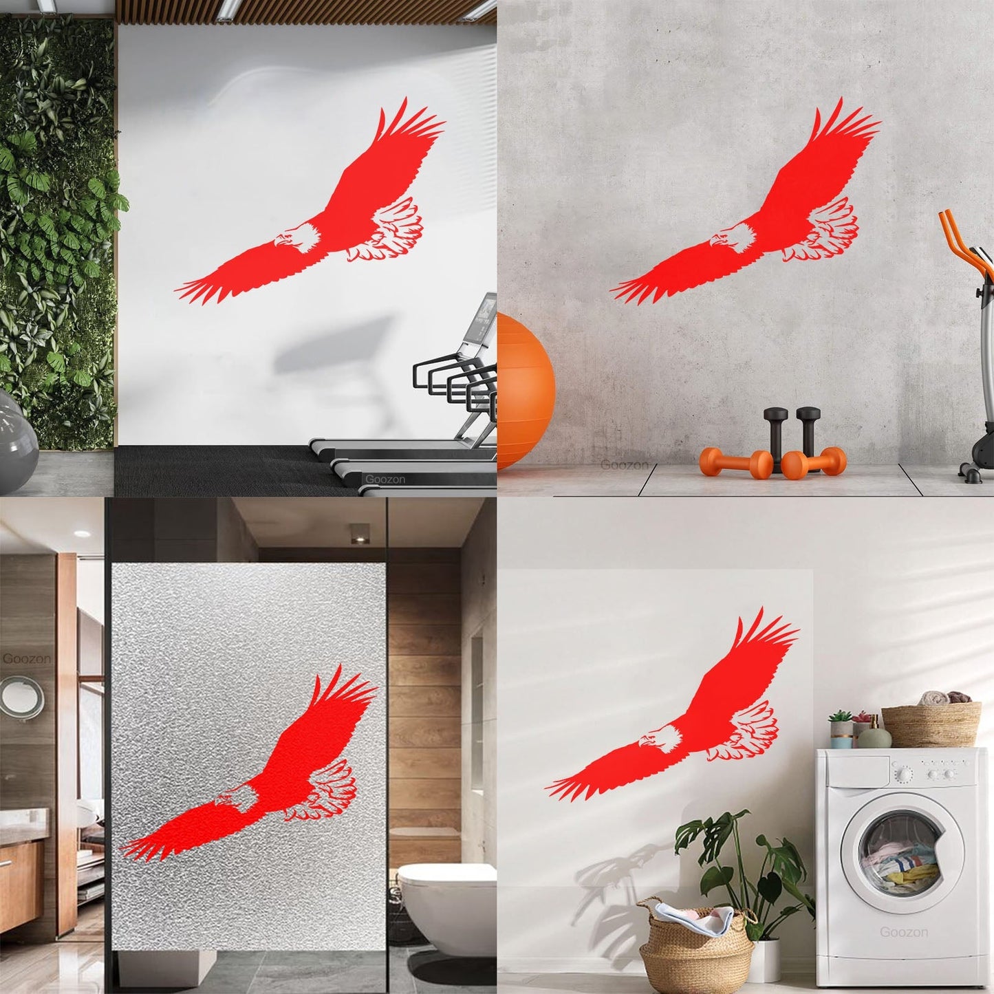 Lettering Decals Flying Eagle Bird Tribal American Symbol Feathers Can Modify And Add Information