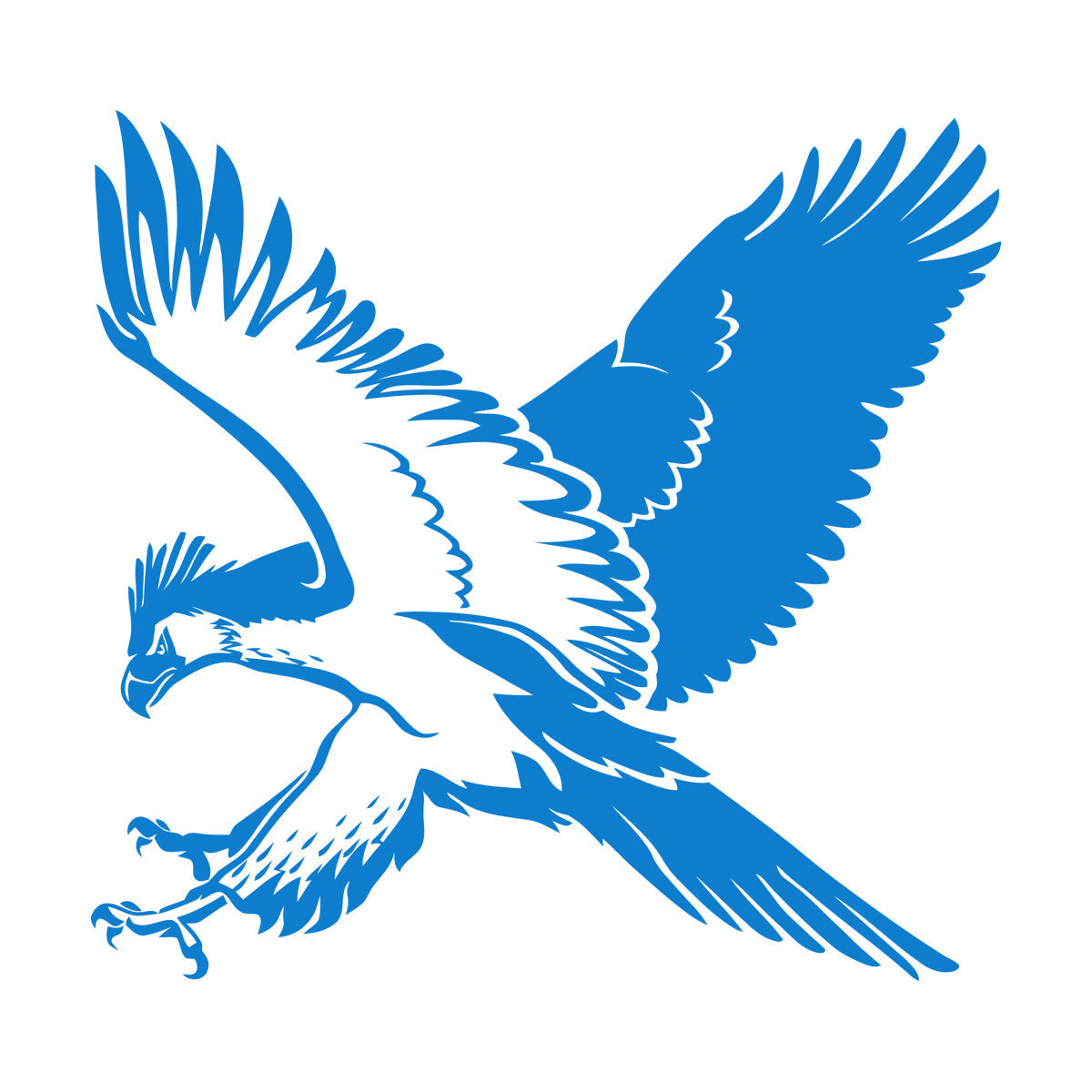 Lettering Stickers Flying Eagle Wings Air Tribal Symbol Big Bird Wall Beautification