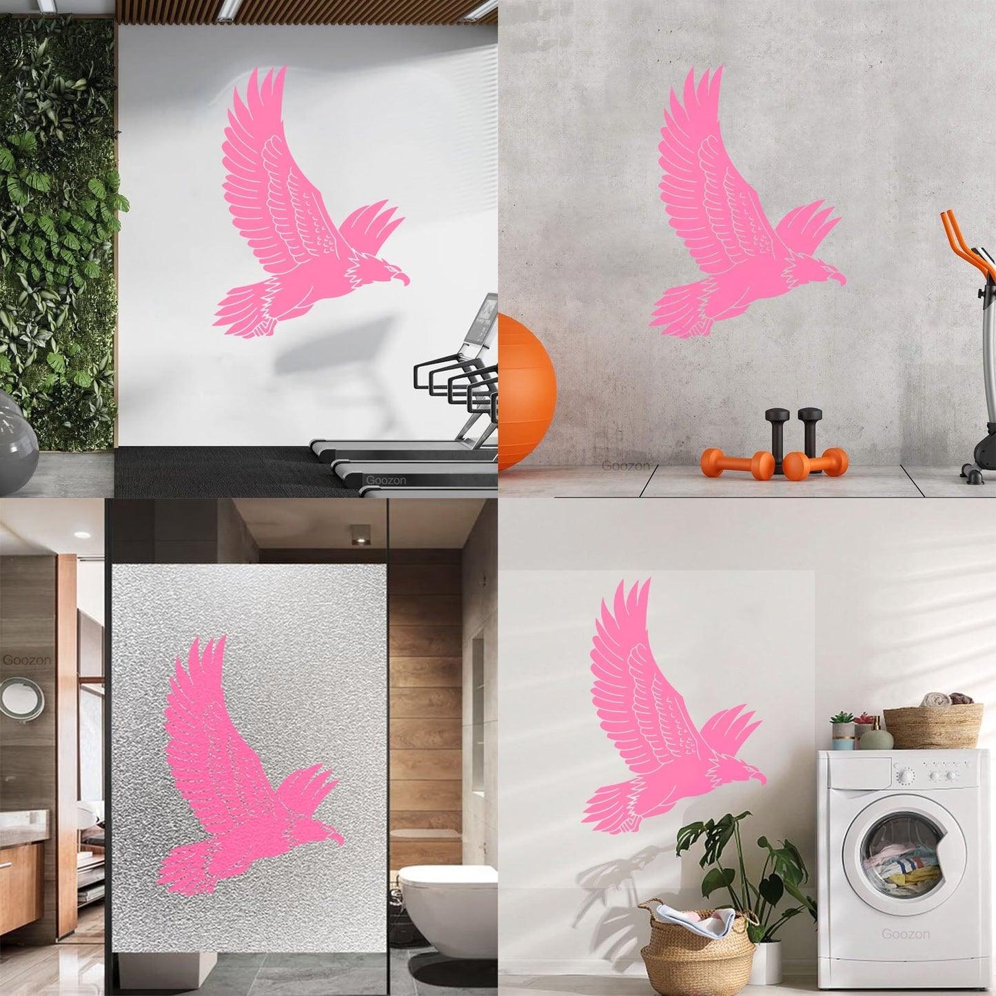 Wall Decals Paster Paper Flying Eagle Wings Bird Air Tribal Symbol Car Body Decoration
