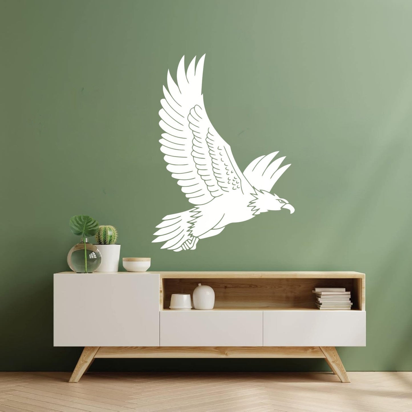 Wall Decals Paster Paper Flying Eagle Wings Bird Air Tribal Symbol Car Body Decoration