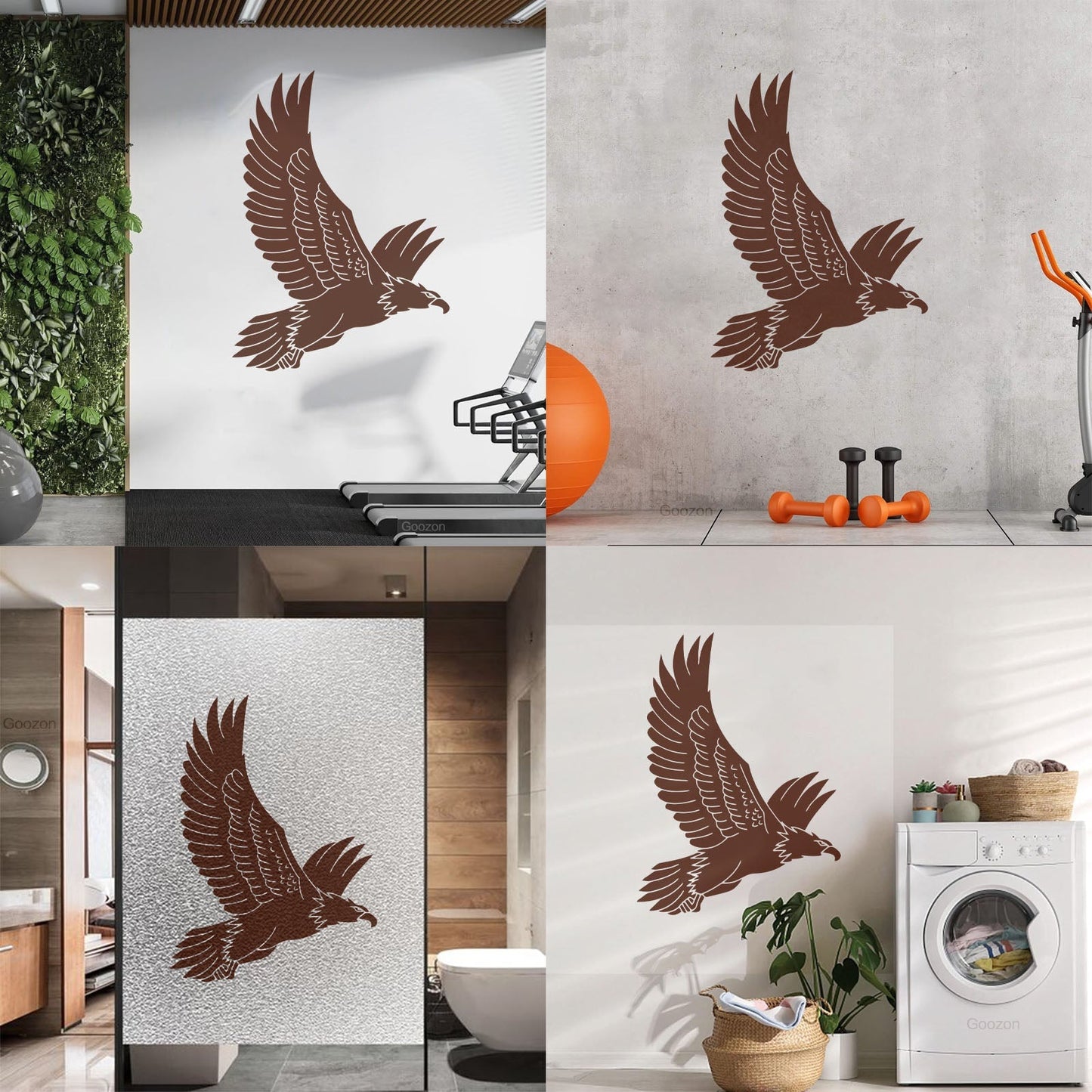 Wall Decals Paster Paper Flying Eagle Wings Bird Air Tribal Symbol Car Body Decoration