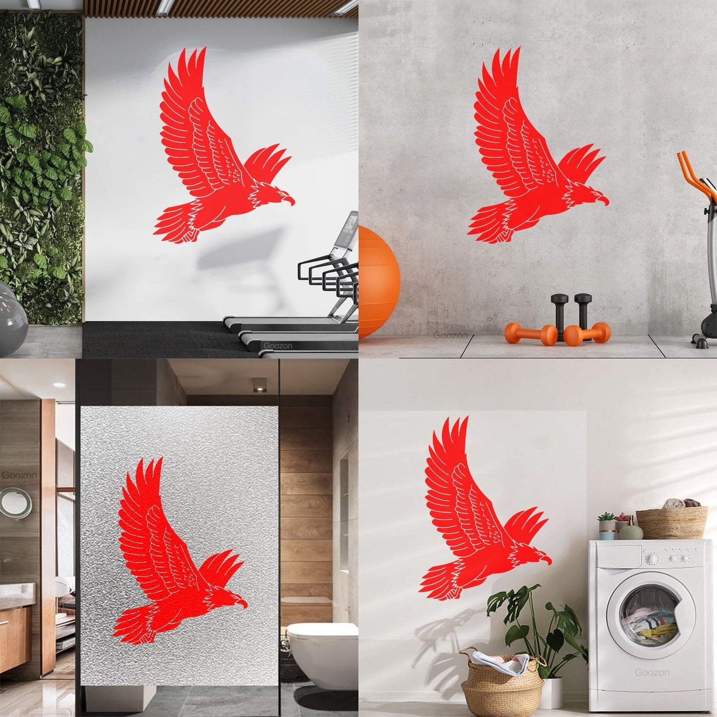 Wall Decals Paster Paper Flying Eagle Wings Bird Air Tribal Symbol Car Body Decoration