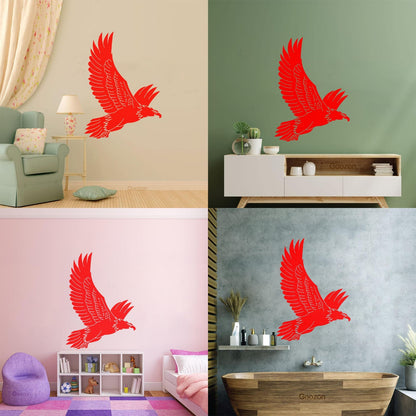 Wall Decals Paster Paper Flying Eagle Wings Bird Air Tribal Symbol Car Body Decoration