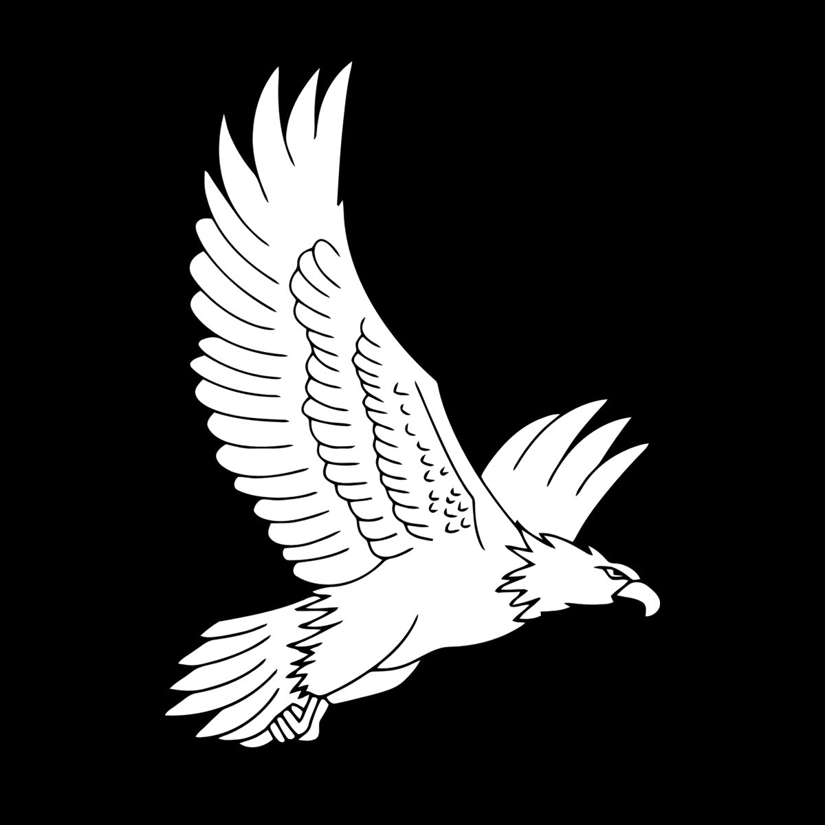 Wall Decals Paster Paper Flying Eagle Wings Bird Air Tribal Symbol Car Body Decoration