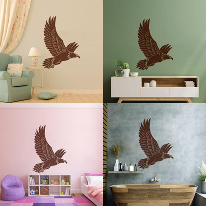 Wall Decals Paster Paper Flying Eagle Wings Bird Air Tribal Symbol Car Body Decoration