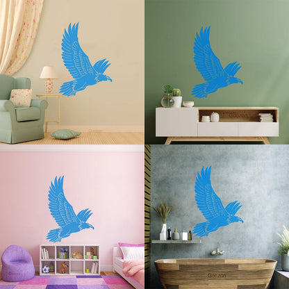 Wall Decals Paster Paper Flying Eagle Wings Bird Air Tribal Symbol Car Body Decoration