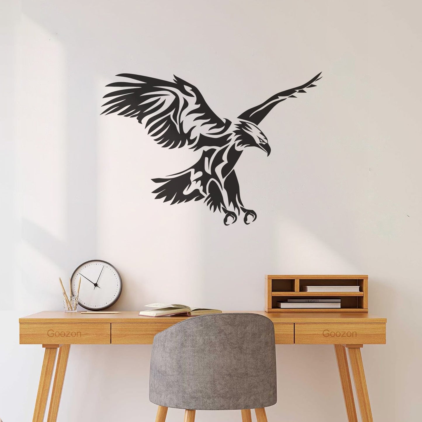 Flying Eagle Wings Predator American Bird Vinyl Wall Stickers Window Decals