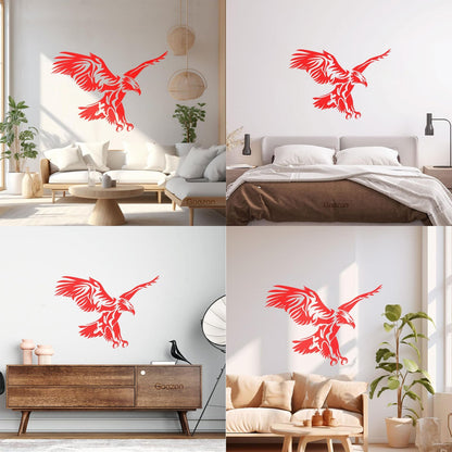 Flying Eagle Wings Predator American Bird Vinyl Wall Stickers Window Decals