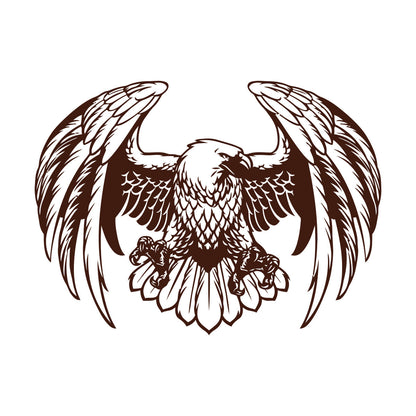 Engraving Decals Hunting Eagle Big Flying Bird Window Decals