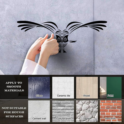 Lettering Decals Night Bird Wings Owl Nursery Do Not Damage The Wall Surface