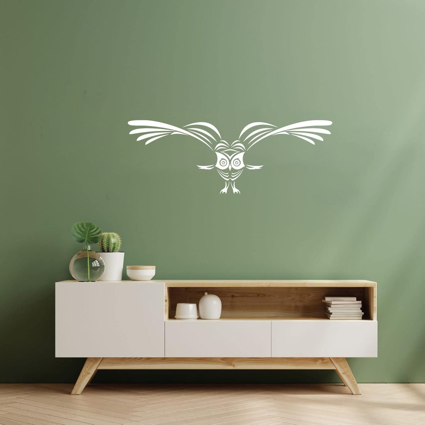 Lettering Decals Night Bird Wings Owl Nursery Do Not Damage The Wall Surface
