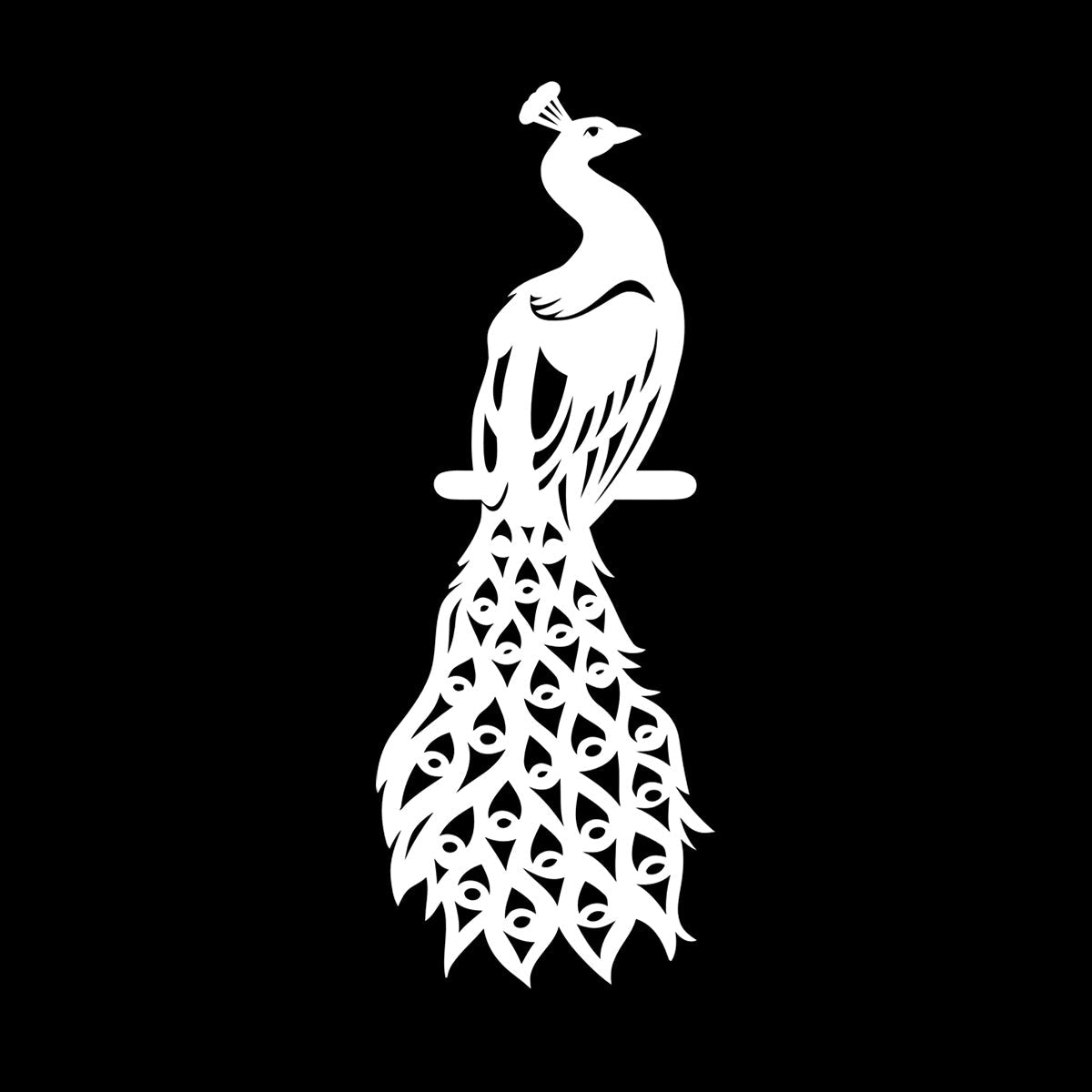 Wall Decals Pvc Peacock Fairy Birds Beautiful Feathers Removable Without Leaving Glue