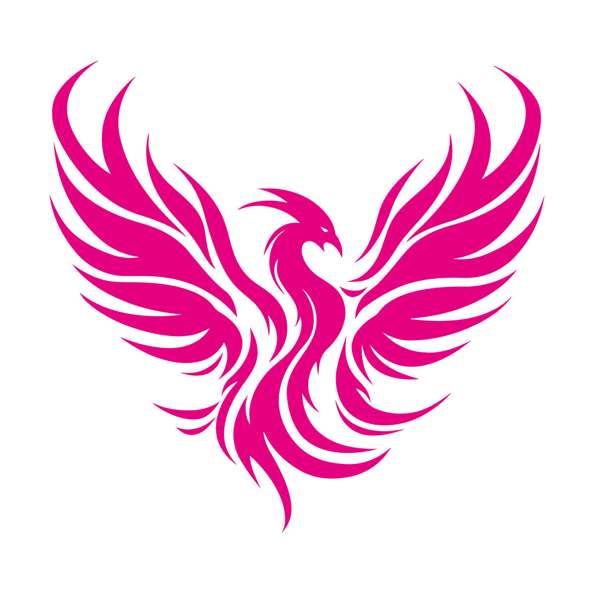 Wall Stickers Paster Paper Phoenix Rising Flying Bird Tattoo Waterproof