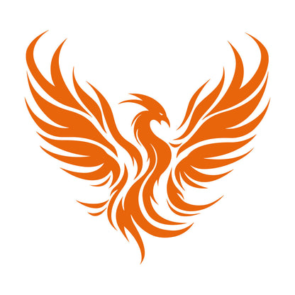 Wall Stickers Paster Paper Phoenix Rising Flying Bird Tattoo Waterproof